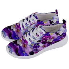 Graphic Background Pansy Easter Men s Lightweight Sports Shoes