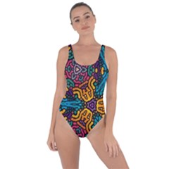 Grubby Colors Kaleidoscope Pattern Bring Sexy Back Swimsuit by Sapixe