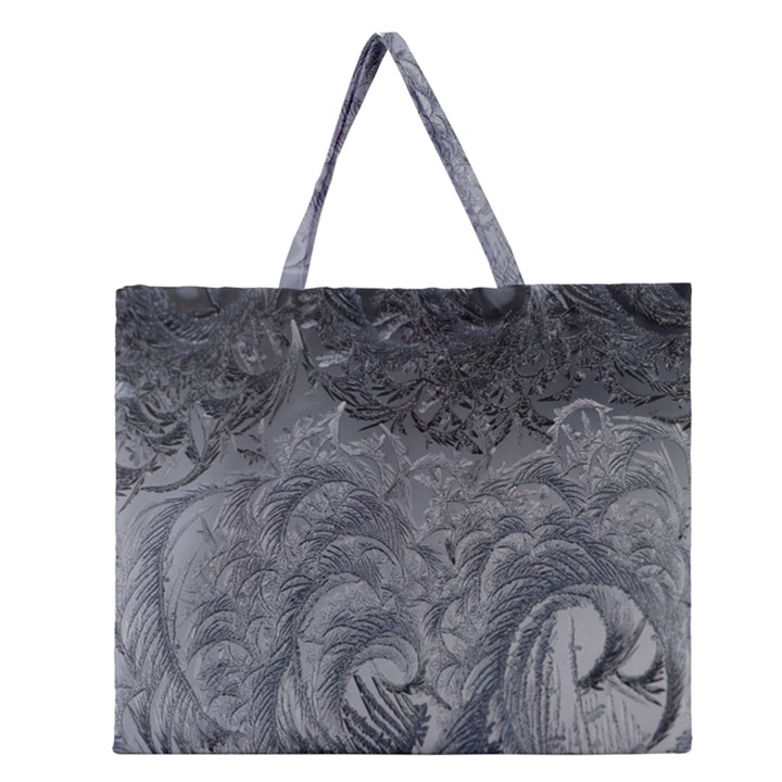 Abstract Art Decoration Design Zipper Large Tote Bag