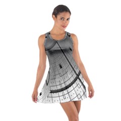 Graphic Design Background Cotton Racerback Dress