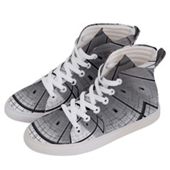 Graphic Design Background Men s Hi-top Skate Sneakers by Sapixe