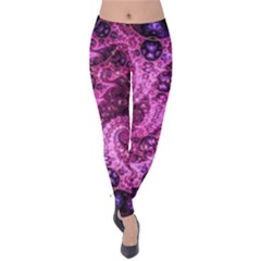 Fractal Art Digital Art Velvet Leggings by Sapixe