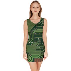 Board Computer Chip Data Processing Bodycon Dress by Sapixe