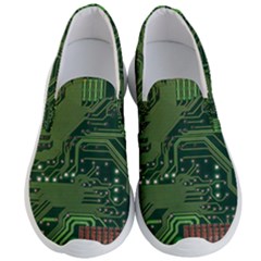 Board Computer Chip Data Processing Men s Lightweight Slip Ons