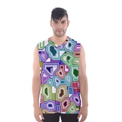 Board Interfaces Digital Global Men s Basketball Tank Top by Sapixe