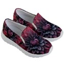 Flower Fractals Pattern Design Creative Kid s Lightweight Slip Ons View3