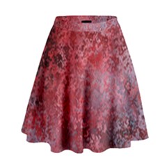 Background Texture Structure High Waist Skirt by Sapixe