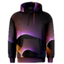 Star Graphic Rays Movement Pattern Men s Pullover Hoodie View1