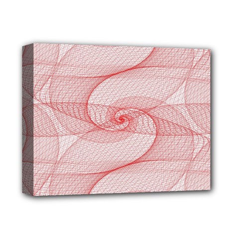 Red Pattern Abstract Background Deluxe Canvas 14  X 11  by Sapixe