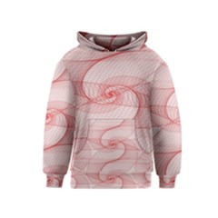 Red Pattern Abstract Background Kids  Pullover Hoodie by Sapixe