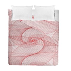 Red Pattern Abstract Background Duvet Cover Double Side (full/ Double Size) by Sapixe