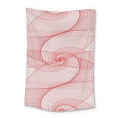 Red Pattern Abstract Background Small Tapestry by Sapixe