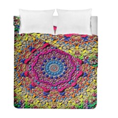 Background Fractals Surreal Design Duvet Cover Double Side (full/ Double Size)