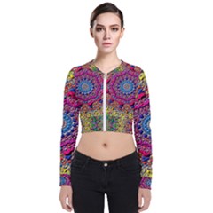 Background Fractals Surreal Design Bomber Jacket by Sapixe