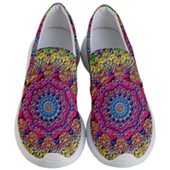 Background Fractals Surreal Design Women s Lightweight Slip Ons