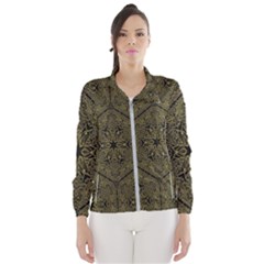 Texture Background Mandala Wind Breaker (women)