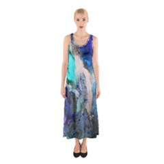 Blue Sensations Sleeveless Maxi Dress by Art2City