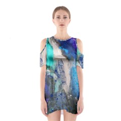 Blue Sensations Shoulder Cutout One Piece by Art2City