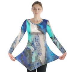 Blue Sensations Long Sleeve Tunic  by Art2City