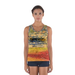 The Framework Drawing Color Texture Sport Tank Top  by Sapixe