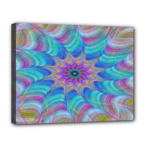 Fractal Curve Decor Twist Twirl Canvas 14  X 11  by Sapixe