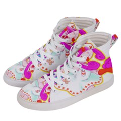 Oopsi Women s Hi-top Skate Sneakers by psychodeliciashop