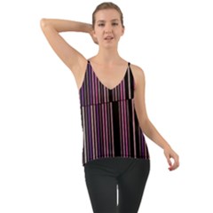 Shades Of Pink And Black Striped Pattern Cami by yoursparklingshop