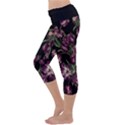 Tulip print Capri Yoga Leggings View2