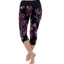 Tulip print Capri Yoga Leggings View4