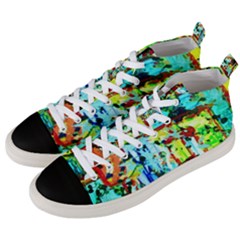 Birds   Caged And Free Men s Mid-top Canvas Sneakers by bestdesignintheworld