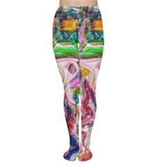 Budha Denied The Shine Of The World Women s Tights by bestdesignintheworld