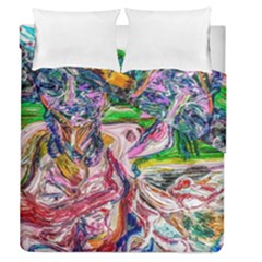 Budha Denied The Shine Of The World Duvet Cover Double Side (queen Size) by bestdesignintheworld