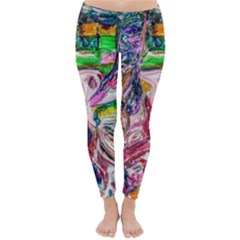 Budha Denied The Shine Of The World Classic Winter Leggings by bestdesignintheworld