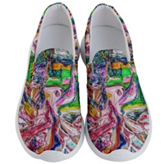 Budha Denied The Shine Of The World Men s Lightweight Slip Ons by bestdesignintheworld