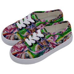 Budha Denied The Shine Of The World Kids  Classic Low Top Sneakers by bestdesignintheworld