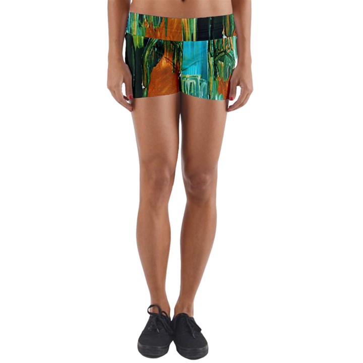 Ceramics Of Ancient Land 2 Yoga Shorts