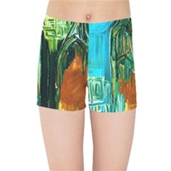 Ceramics Of Ancient Land 2 Kids Sports Shorts by bestdesignintheworld