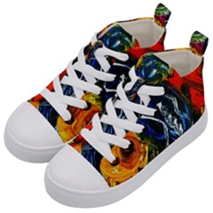 1 Butterfly 1 Kid s Mid-top Canvas Sneakers