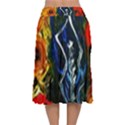 1 Butterfly 1 Velvet Flared Midi Skirt View2