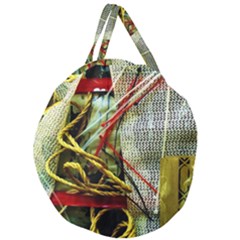 Hidden Strings Of Purity 15 Giant Round Zipper Tote by bestdesignintheworld