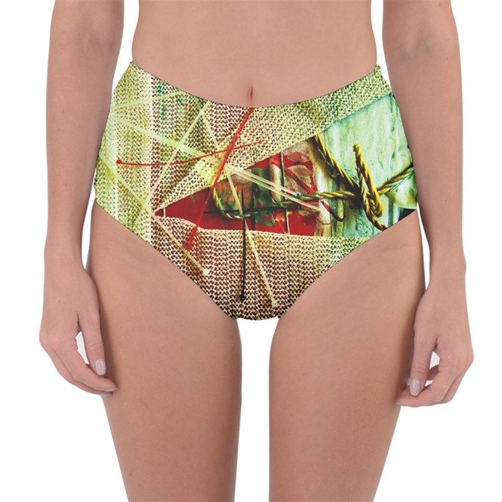 Hidden Strings Of Purity 12 Reversible High-Waist Bikini Bottoms