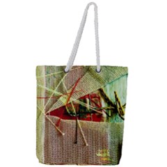 Hidden Strings Of Purity 12 Full Print Rope Handle Tote (large) by bestdesignintheworld