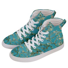 Almond Blossom  Women s Hi-top Skate Sneakers by Valentinaart