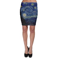 The Starry Night  Bodycon Skirt by Valentinaart