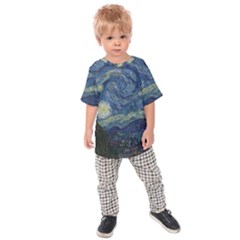 The Starry Night  Kids Raglan Tee