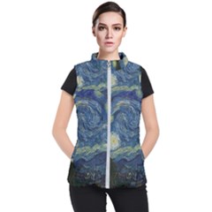 The Starry Night  Women s Puffer Vest