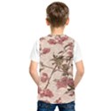 Textured Vintage Floral Design Kids  SportsWear View2