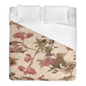 Textured Vintage Floral Design Duvet Cover (Full/ Double Size) View1