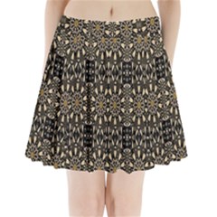 Wonderful Fantasy Pearl Flowers Landscape Pleated Mini Skirt by pepitasart