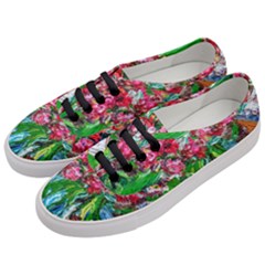 Paint, Flowers And Book Women s Classic Low Top Sneakers by bestdesignintheworld